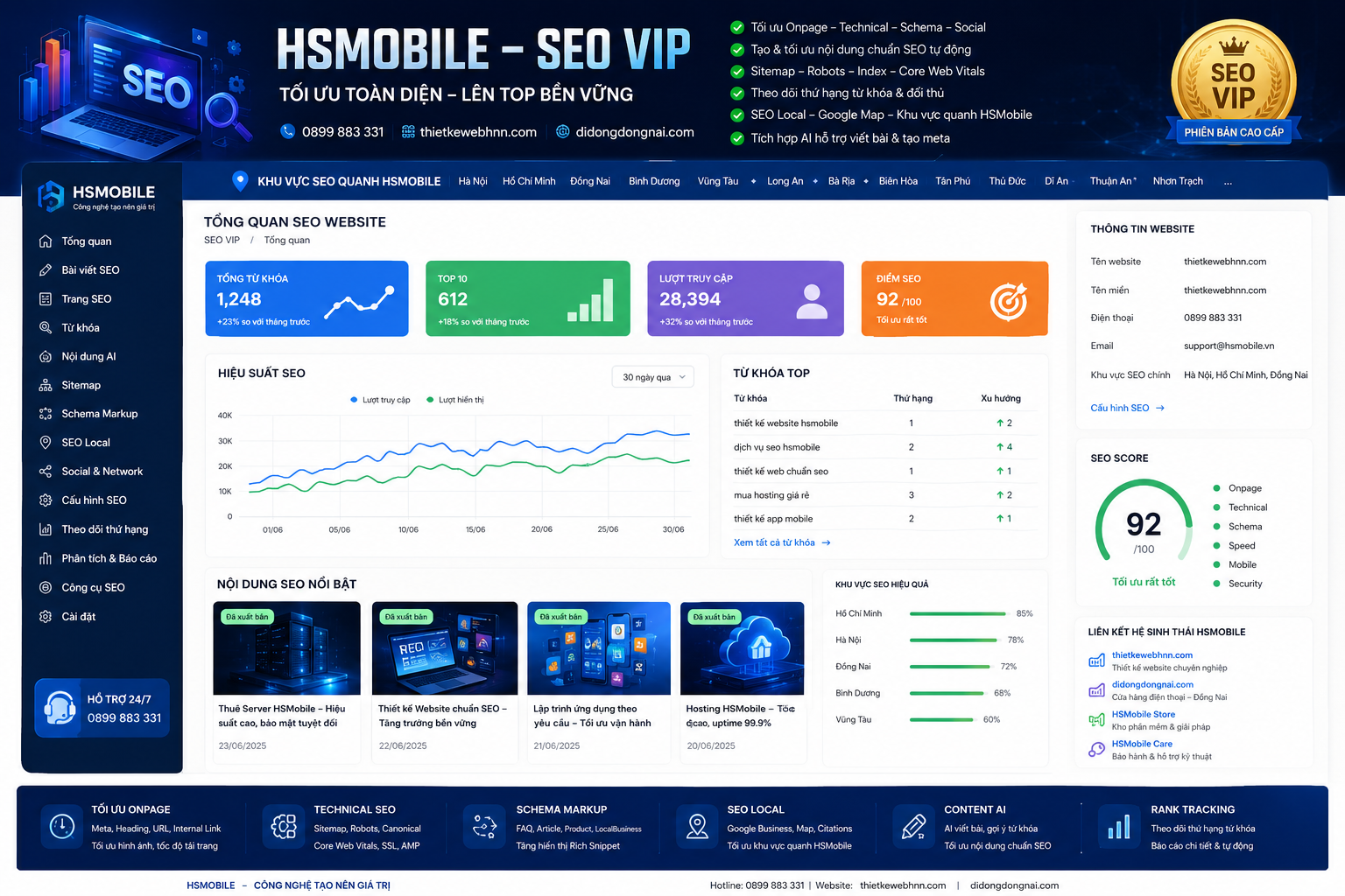 HSMobile SEO VIP và Local SEO